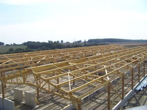 Stabulation vaches laitières Berthelot Charpentes