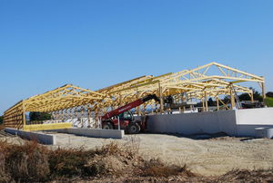 Stabulation vaches laitières Berthelot Charpentes