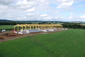 Stabulation vaches laitières Berthelot Charpentes